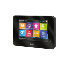 ALIEN/SN - TECLADO TOUCH PRETO 4.3" C/LEITOR PROX. INIM