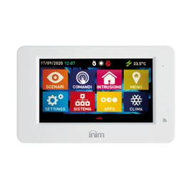 ALIEN/SB - TECLADO TOUCH BRANCO 4.3" C/ LEITOR PROXI. INIM