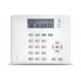 ARIA-HG - TECLADO LCD C/PROXIMIDADE+SENSOR TEMP. INIM