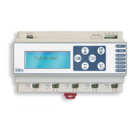 FLEX5/DAC - Módulo de terminais com relé ou dimmer INIM