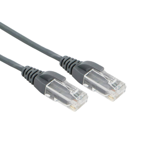 Excel CAT6 1M UTP LSOH Mini Patch Lead Grey 100-505