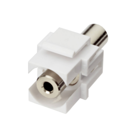 Excel 3.5mm Audio Input Keystone Adaptor White ref. 100-811