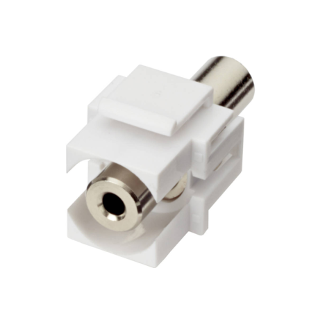 Excel 3.5mm Audio Input Keystone Adaptor White ref. 100-811