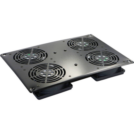 542-044-BK Bandeja Ventilação 4 Ventiladores Preta EXCEL