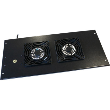 540-302-BK Bandeja Ventilação 2 Ventiladores Preta EXCEL