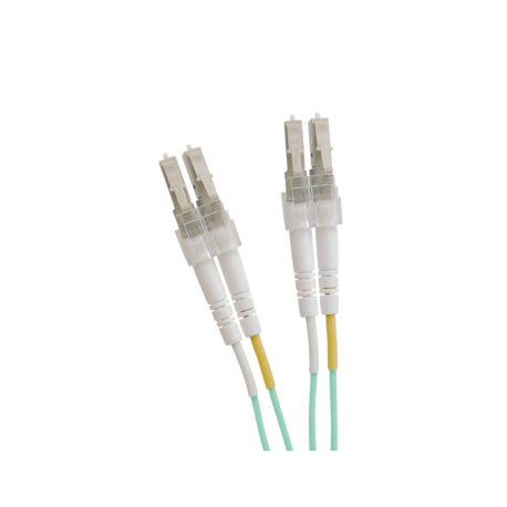 EXCEL OM3 2M LC-LC DUPLEX PATCH LEAD 50/125 AQUA 200-044