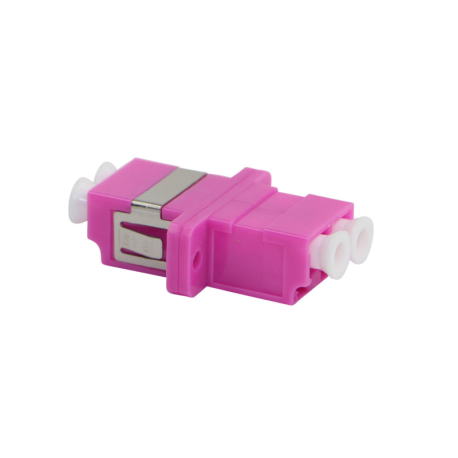 Adaptador EXCEL  Duplex LC Multimodo - Violeta.