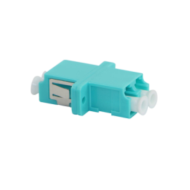 Adaptador EXCEL  Duplex LC, Multimodo - Aqua.