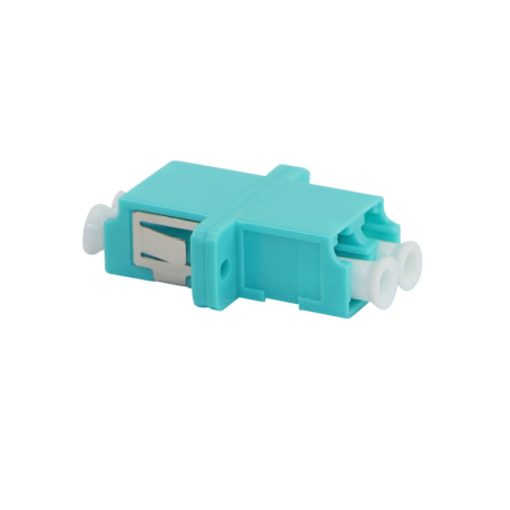 Adaptador EXCEL  Duplex LC, Multimodo - Aqua.