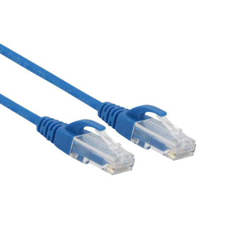 Mini Patch Cords LSOH Excel Cat6 U/UTP Azul 0.5m 100-518