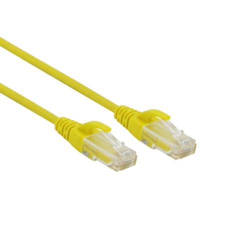 Mini Patch Cords LSOH Excel Cat6 U/UTP Amarelo 0.5m 100-513