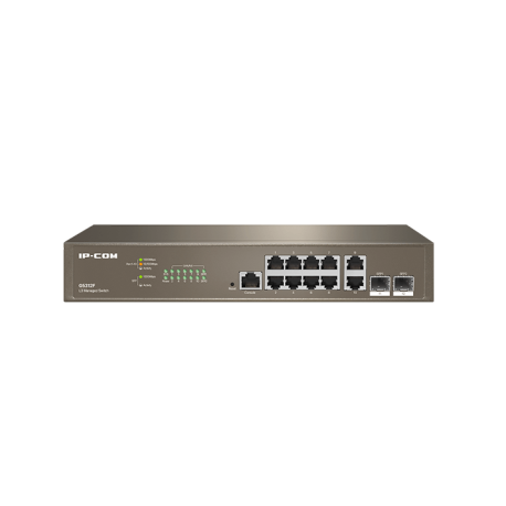 G5312F Switch 8Px1G L3 Cloud +2xSFP+1x1G IP-COM