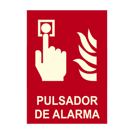 EX231N A4 ISO - PULSADOR ALARMA S/MARCO CLASE B