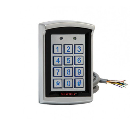 KR1000 - Teclado Standalone Metal 12V/24V 125kHz IP65 SEWOSY