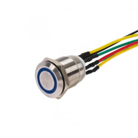 PB19NO+NC-B12-6FS - BOTÃO DE PRESSÃO INOX IP65 SEWOSY