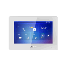 VTH5422HW - MONITOR BRANCO 7" 2 FIOS IP PoE P/KTD01 DAHUA