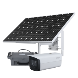 Kit Painel Solar 100W c/ Câmara 4G+Pack Bateria DAHUA