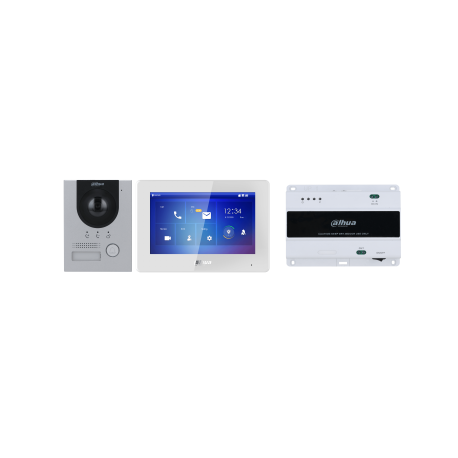 KTD01L(F) KIT VIDEO PORTEIRO EMBUTIR 2 FIOS IP...