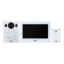 KTX01(S) - KIT VIDEO PORTEIRO SALIENTE 2 FIOS / WI-FI DAHUA