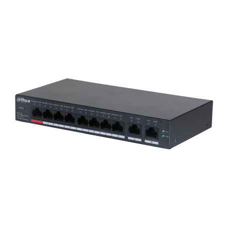 CS4010-8ET-110  SWITCH 8P x100M PoE 110W +2x1G CLOUD DAHUA