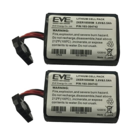 K-305177 - PACK 2 BATERIAS PRETAS P/ SIRENE MCS740 VISONIC