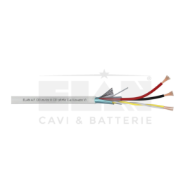 037251 - Cabo VIDEO PORTEIRO PVC 2x0.75 DIR+2X0.50 TW ELAN