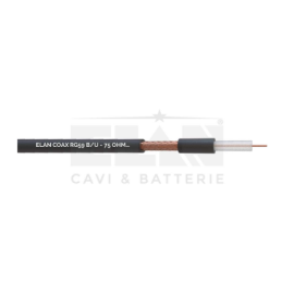 080591 - CABO RG59 PRETO 75ohm 100M ELAN