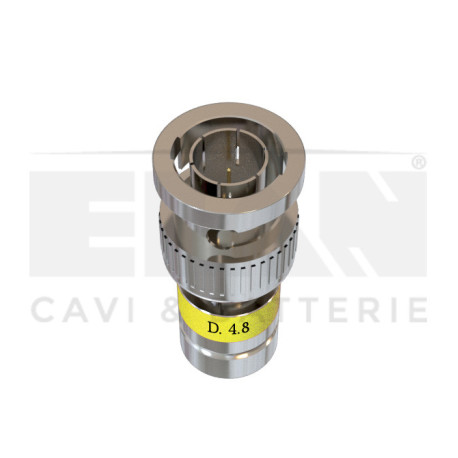 408020C - BNC COMPRESSÃO NICKEL P/CABO HD 083591/083593 ELAN