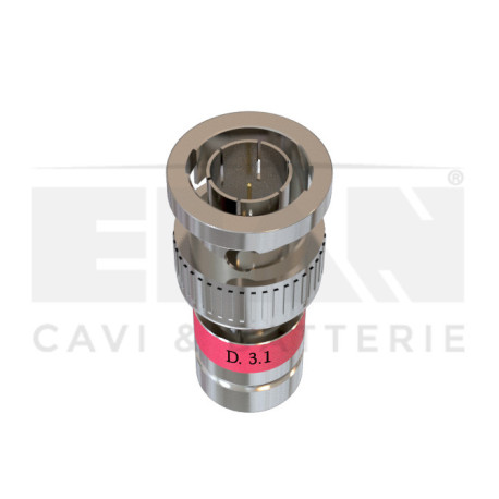 408015C - BNC COMPRESSÃO NICKEL P/ CABO 081491/083051 ELAN