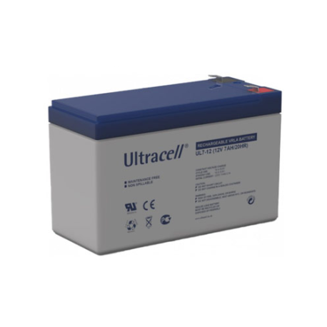 UL7-12 - BATERIA 12V 7A F1 VRLA ULTRACELL