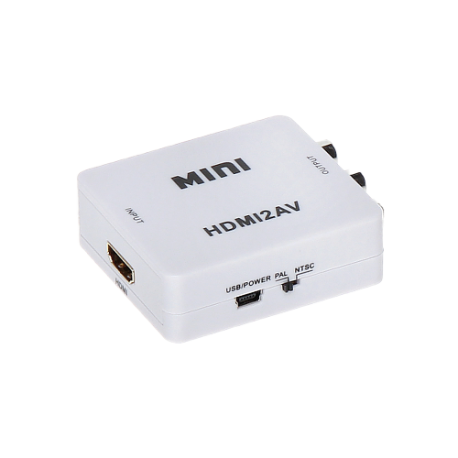 HDMI/AV - Conversor HDMI para CVBS + 2CH Áudio noXt