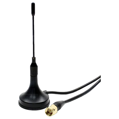 MMCX - ANTENA COM CABO 3M 90° P/ GSM GC-36 NIBBLE
