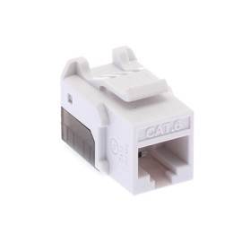 JKA09-UC6 JACK KEYSTONE CAT6 UTP NÃO BLINDADO BRANCO
