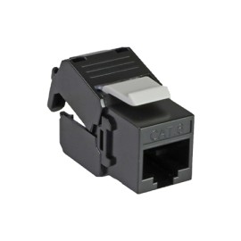 JKA09-UC6A JACK KEYSTONE CAT6A UTP NÃO BLINDADO PRETO