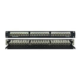 PNA24-SC6-F-P - PATCH PANEL CAT6A 24 PORTAS BLINDADO