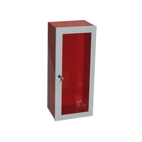 RAM6 CAIXA METAL PORTA VIDRO P/ EXTINTOR 6KG/ CO2 2KG EXFAEX