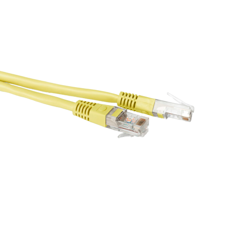 CAA01-UC6-LSZH-O.5-E PATCH CORD CAT6 UTP 24AWG 0.5M AMARELO
