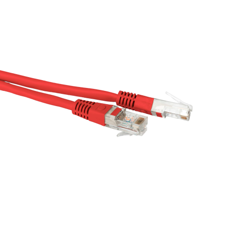 CAA01-UC6-LSZH-5-C PATCH CORD CAT6 UTP 24AWG 5M VERMELHO