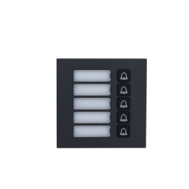 VTO4202FB-MB5 - MODULO 5 BOTÕES PRETO SERIE MODULAR DAHUA