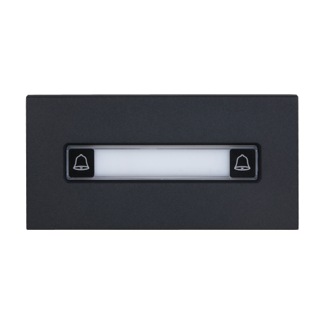 VTO4202FB-MDB2 - MODULO CHAMADA 2 BOTÕES PRETO MODULAR DAHUA