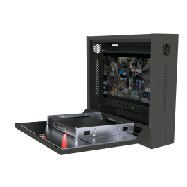 AG-DVR555816S1-CON-M1- BASTIDOR 19" P/ DVR/AUDIO SOUND- noXt