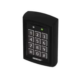 KRB1000-N TECLADO STANDALONE METAL 12/24V 125kHz IP55 PRETO