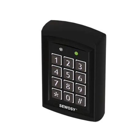KRB1000-N TECLADO STANDALONE METAL 12/24V 125kHz IP55 PRETO