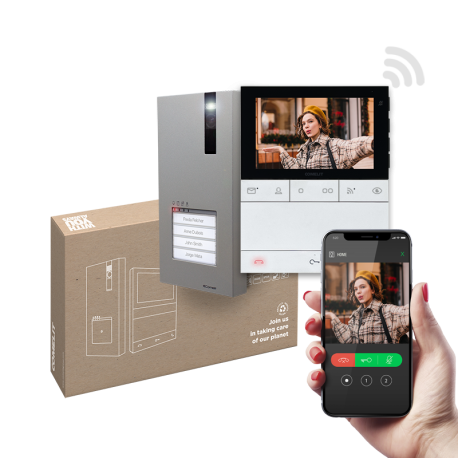 PL8451V - Kit Quadra Wi-Fi 2 FIOS ALTA VOZ COMELIT