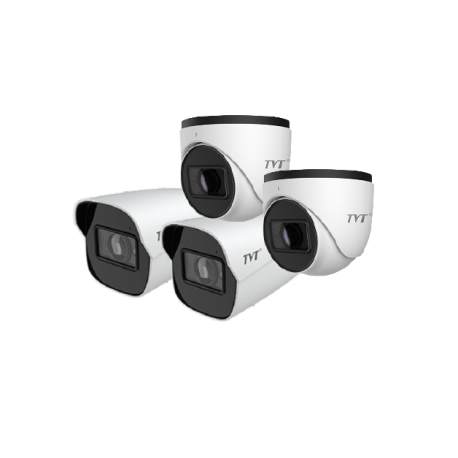 KIT 2 BLACK ALERT IPC - 2 DOMES + 2 TUBULARES...