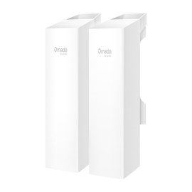EAP100-BRIDGE KIT PONTE WIFI 300Mbps500m/70º EXTERIOR OMAD
