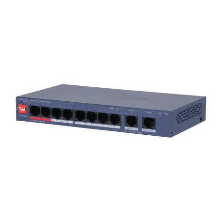 CS4010-8ET2GT-110 - SWITCH 8P x100M PoE 110W...