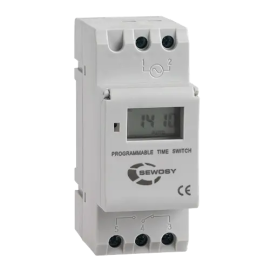 PTS71C - RELÓGIO SEMANAL 230V AC – 1 CONTACTO 17 PROGRAMAS