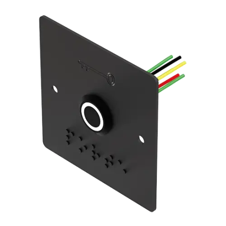 PB19VB-6FBL-N - BOTÃO PRESSÃO PRETO QUADRADO...