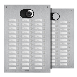 IX0339 - PAINEL FRONTAL INOX c/ 39 BOTÕES/3 COLUNAS COMELIT